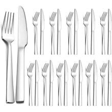 Joyfair Steakbesteck Set 24-teilig für 12 Personen, Edelstahl, spülmaschinenfest