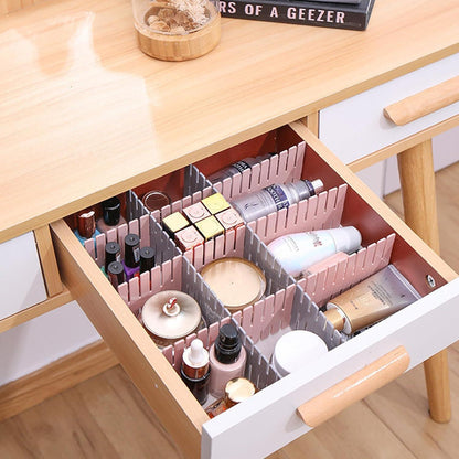 16x Schubladenteiler Organizer Trennwände Weiß DIY Unterwäsche Kosmetik
