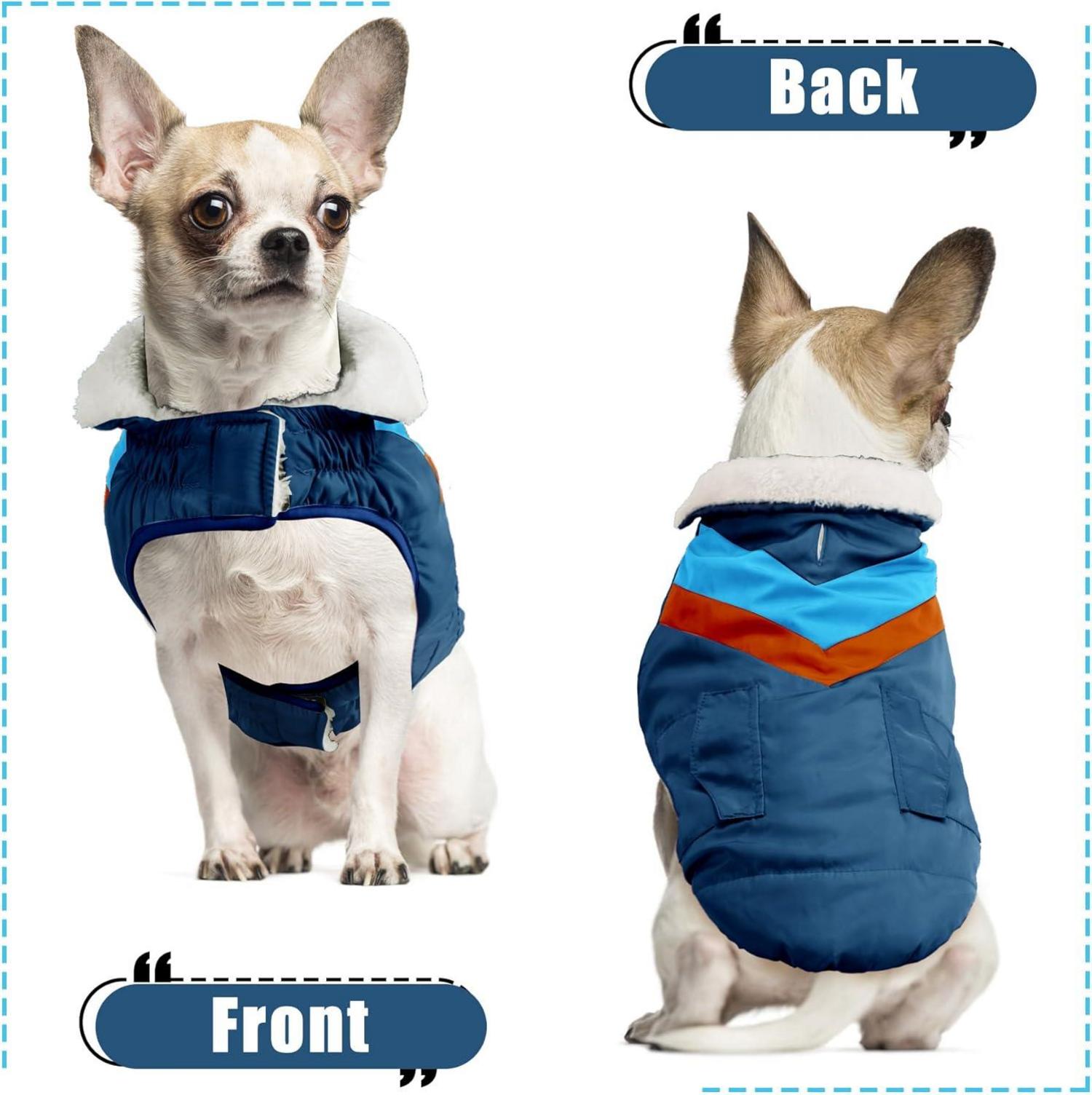 Hundemantel Große Hunde Winterjacke Klettverschluss 7 Größen
