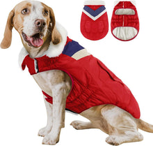 Hundemantel Winterjacke für Große Hunde Warm Reflektorstreifen
