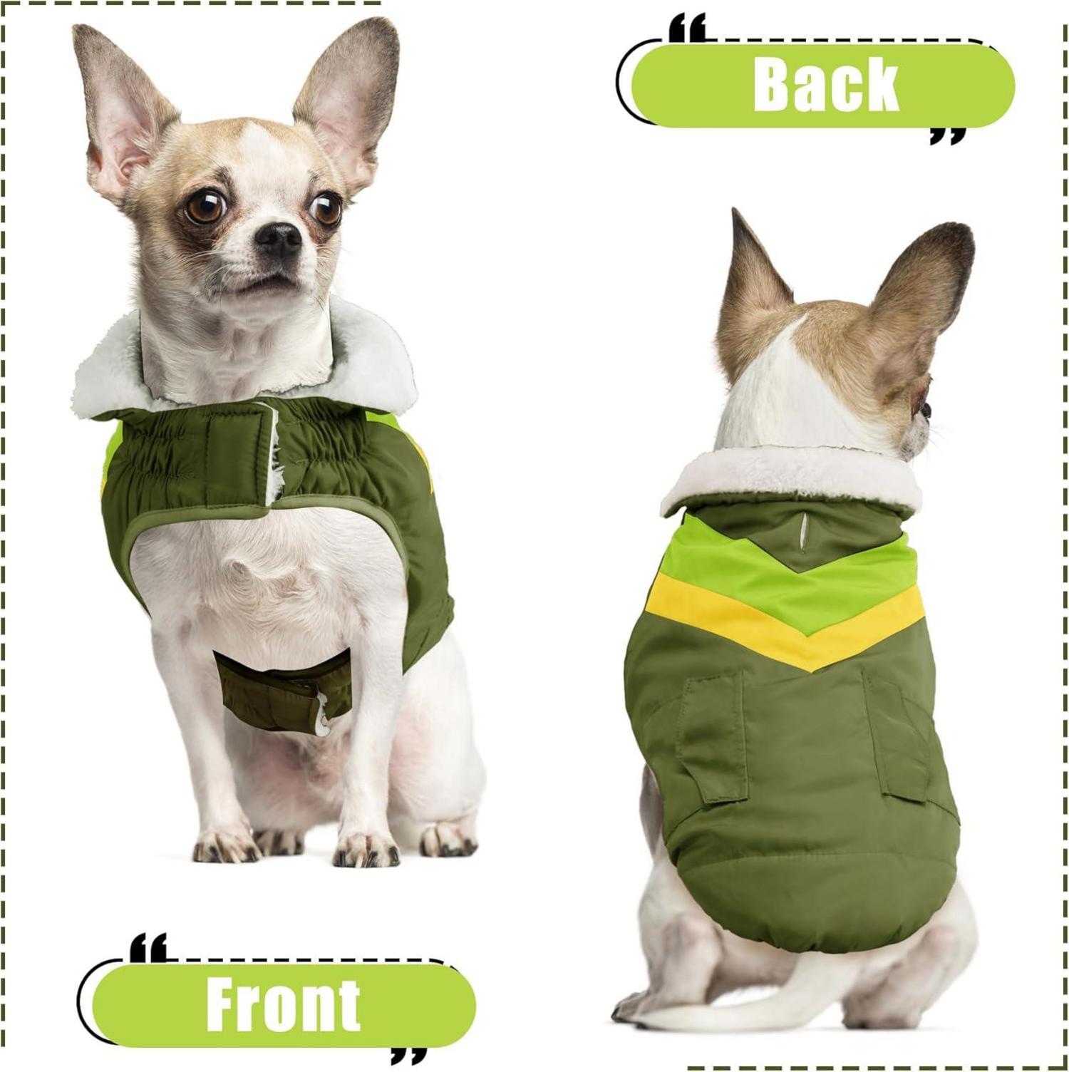 Hundemantel Große Hunde Winterjacke Klettverschluss Warm