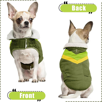 Hundemantel Große Hunde Winterjacke Klettverschluss Warm