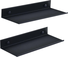 Schwarzes Duschablage Wandregal Set 2er 30cm Badezimmer Regal HNVNER