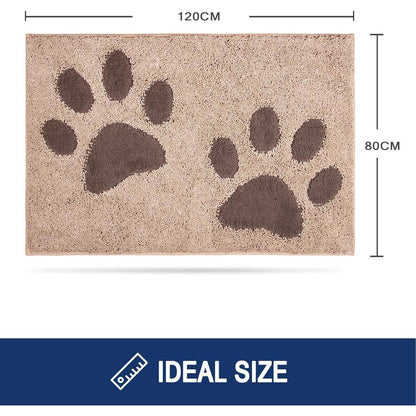 Waschbare Fußmatte 80x120 cm – Schmutzfangmatte für Innen & Eingang
