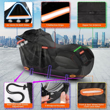 Motorradabdeckung 420D wasserdicht Outdoor UV-Schutz (1XL
