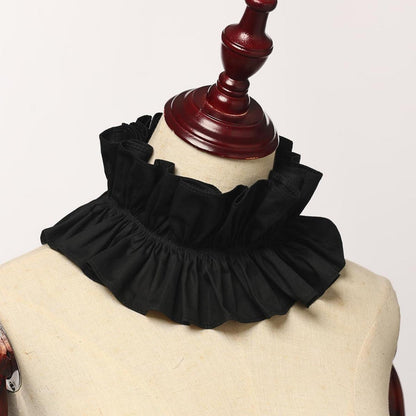 Rüschenkragen Renaissance viktorianisch Polyester-Seide