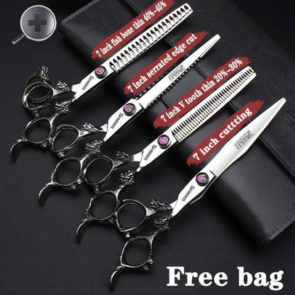Professionelle Friseurschere 7 Zoll (4er Set)