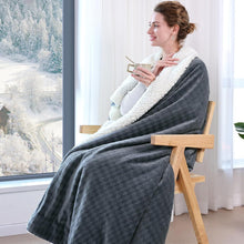 Flauschige Decke 200x230cm Kuscheldecke Sherpa Wohndecke