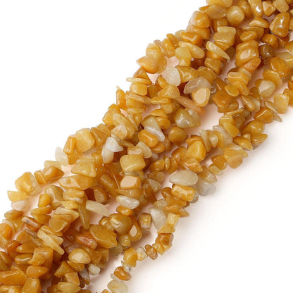Gelbe Aventurin Kristall Perlen 400 Stück für DIY Schmuck