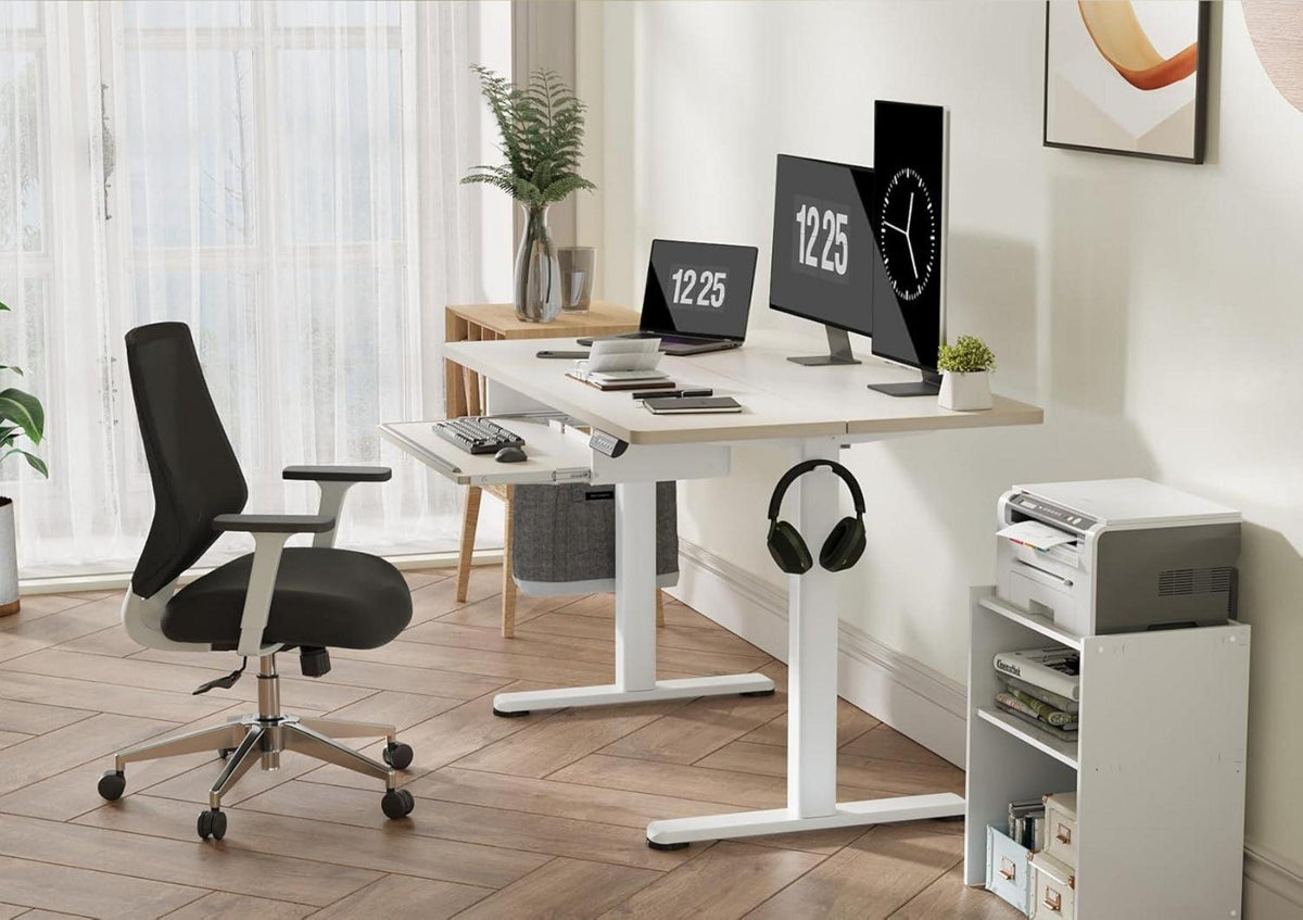 Höhenverstellbarer Elektrischer Schreibtisch 140 x 60 cm mit
