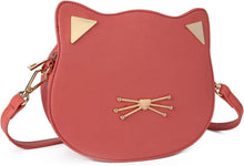 Gladdon Süße Kawaii Katze Umhängetasche Mädchen Geschenke Lachsfarben