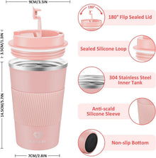 CS COSDDI Thermobecher Edelstahl 380ml Travel Mug