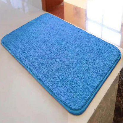 Rutschfester Badteppich Säureblau, 120 x 160 cm, flauschig & saugfähig