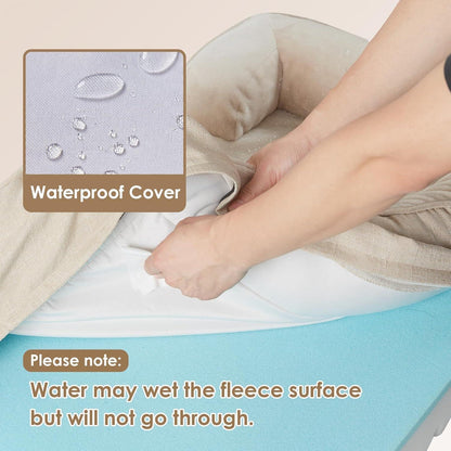 Orthopädisches Hundebett XL mit Memory Foam, Beige