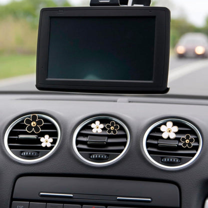 8x Gänseblümchen Auto Lufterfrischer Clip Innenraum Deko