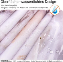 Lerores Duschvorhang 180x180cm Graugelb Marmor