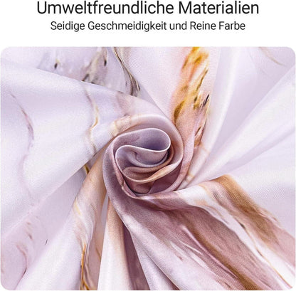 Duschvorhang Graugelb Marmor 180x180cm Antischimmel Wasserabweisend