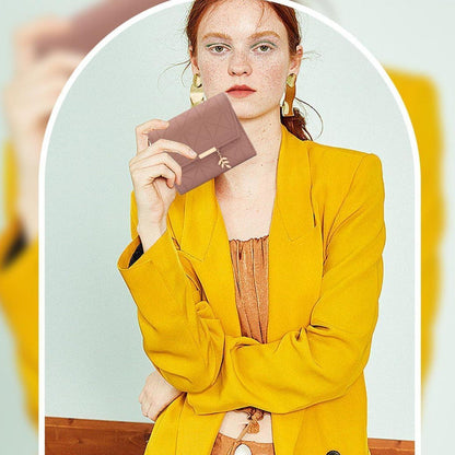 Damen Geldbeutel aus Veganem Leder mit Münzfach und