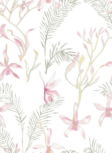 Selbstklebende Tapete Blume PVC Wandaufkleber 44cm x 1000cm