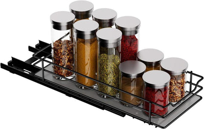 Ausziehbares Gewürzregal Schrank Organizer Küche Mayzolop