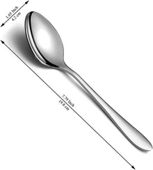 Suppenlöffel Edelstahl Esslöffel Set 12