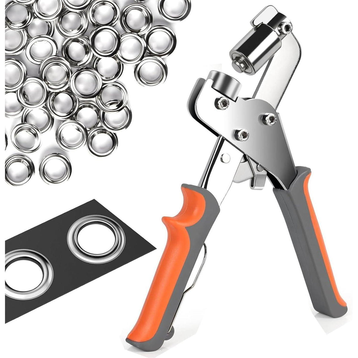 Ösenzange Set 10mm - 500 Ösen für Leder, Stoff & Plane