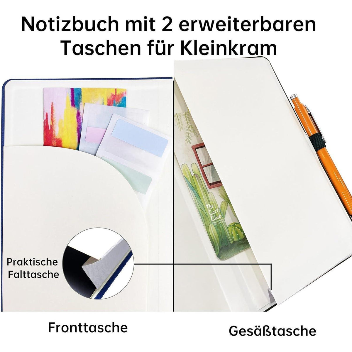Liniert Notizbuch B5 – 360 Seiten, Braun
