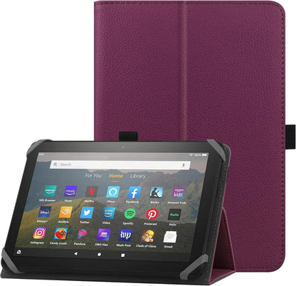 Tablet Schutzhülle Universal Fire HD 8 Plus Ständer Violett