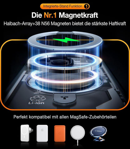 iPhone 15 Pro Max MagSafe Hülle Militärschutz Stoßfest