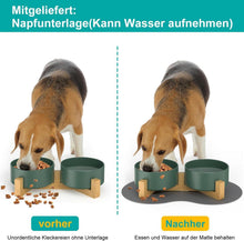 Doppel 850ml Hundenapf Keramik Futternapf Fressnapf Hund