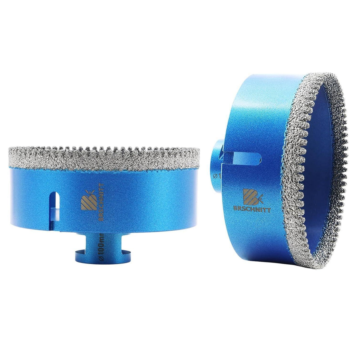 Diamant Fliesenbohrer 100mm M14 für Winkelschleifer (2 Stück)