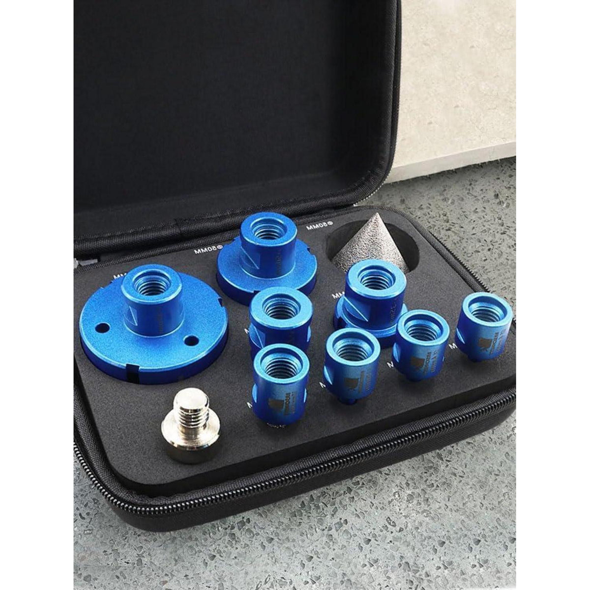Diamant Fliesenbohrer Set 6-68mm M14 für Winkelschleifer