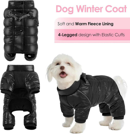 AOFITEE Hundemantel Winter Warme Hundejacke Kleine Mittel