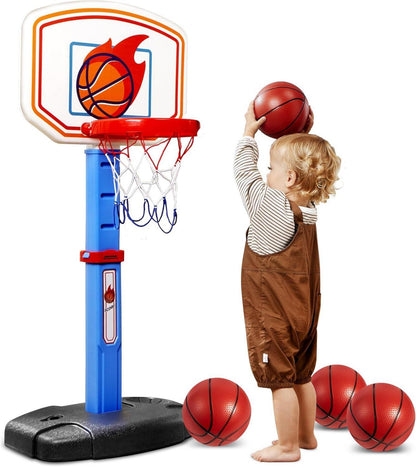 Kinder Basketballkorb Höhenverstellbarer Mini Basketballkorb Indoor