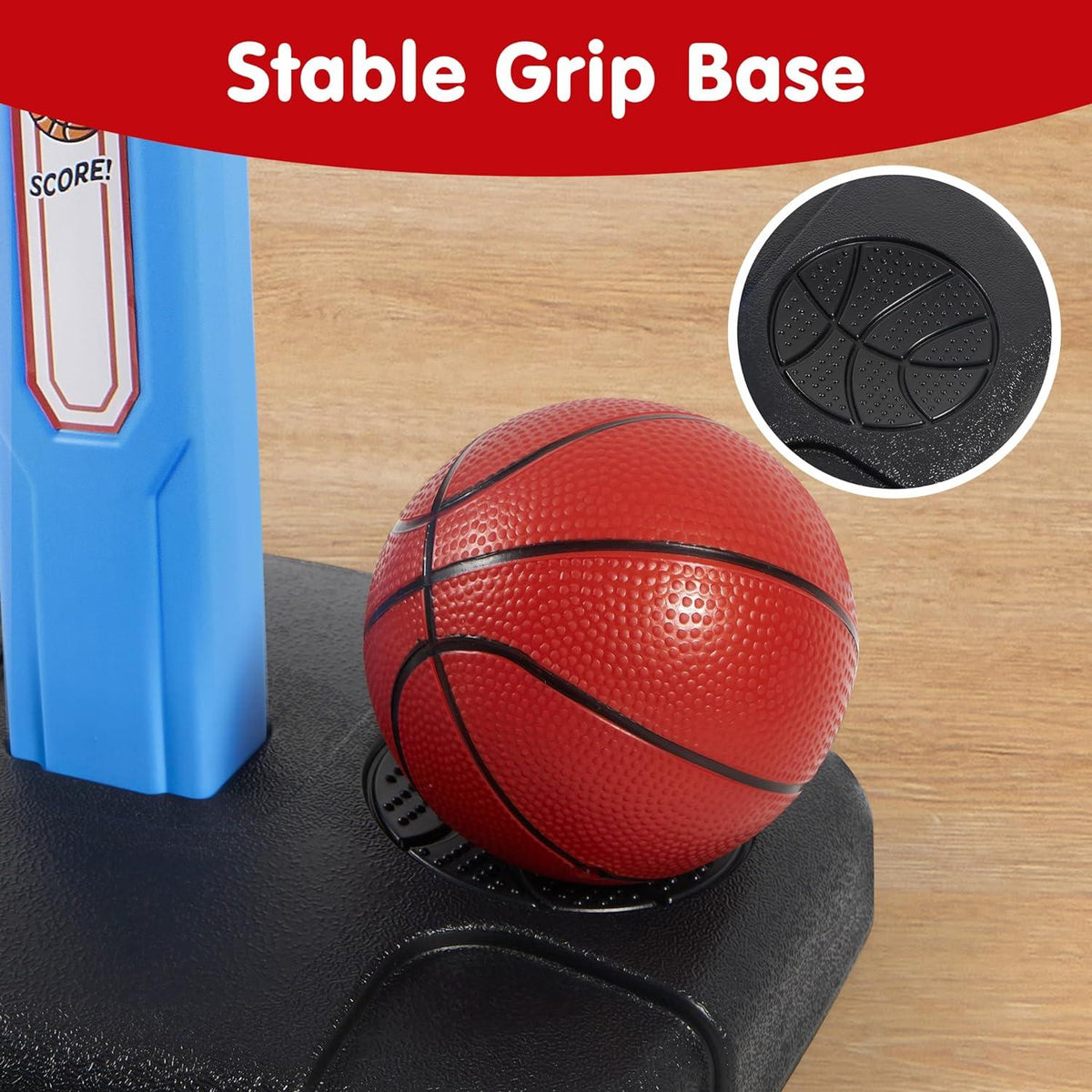 Kinder Basketballkorb mit Ständer Höhenverstellbarer Mini