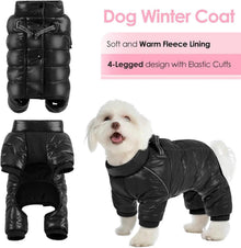 AOFITEE Hundemantel Winter Wasserdicht Warme Hundejacke