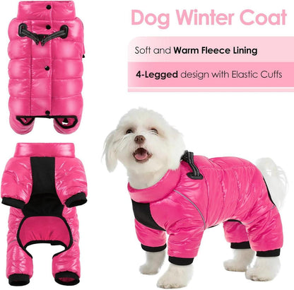 AOFITEE Hundemantel Winter Warme Hundejacke Kleine Mittel
