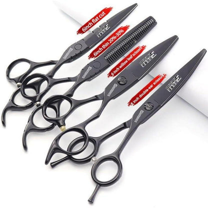 Professionelles Haarschneideschere Set 6 Zoll 440C Edelstahl