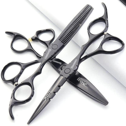 Professionelles Haarschneideschere Set 6 Zoll 440C Edelstahl