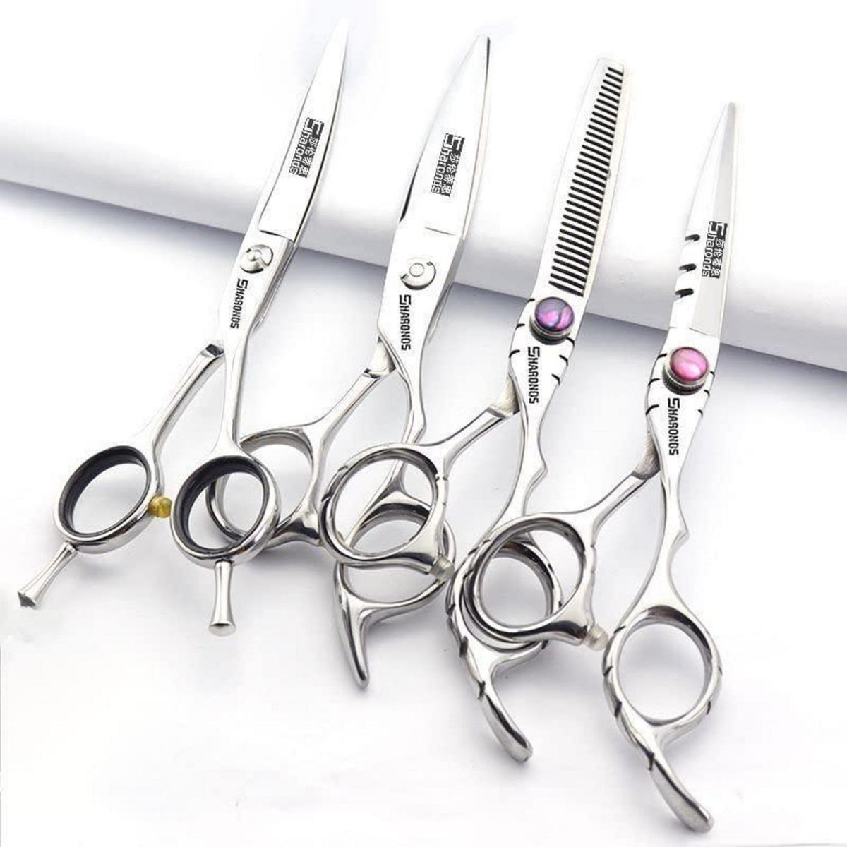 Professionelles Haarschneideschere Set 6 Zoll 440C Edelstahl