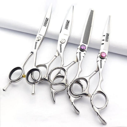 Professionelles Haarschneideschere Set 6 Zoll 440C Edelstahl