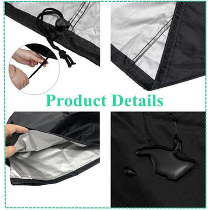 Grillabdeckung Wetterfest Gasgrill 145x61x117 cm Abdeckung
