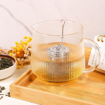 2er Set Teesieb Edelstahl Tea Infuser Teeei Tee Sieb für Losen Tee