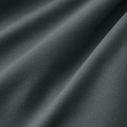 Bettwäsche Set 220x240cm Grau Wendebettwäsche Reißverschluss Mikrofaser
