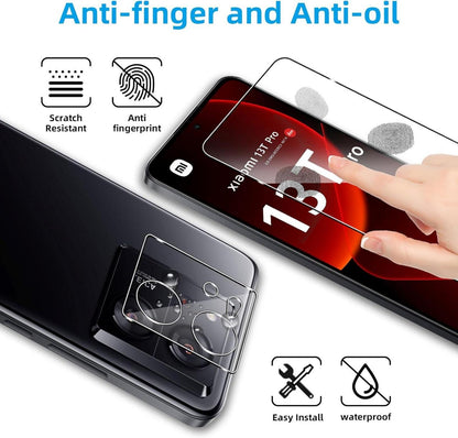 QULLOO Panzerglas Xiaomi 13T/13T Pro 2x Schutzfolie 9H