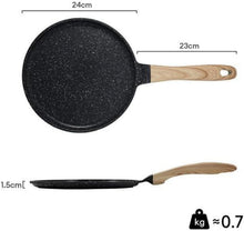 Crepe Pfanne 24cm mit Granit-Antihaftbeschichtung und