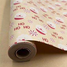 HBell Weihnachtsgeschenkpapier Santa Claus Xmas Kraft 43cm x