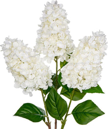 Künstliche Hortensien Set 3er Frühlingsblumen Dekoblumen 73CM Weiße
