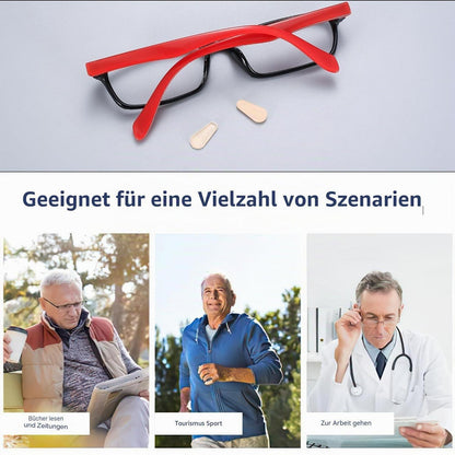 Nasenpads für Brille – 12 Paar Silikon, rutschfest & selbstklebend