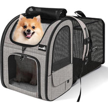 Erweiterbarer Haustier-Rucksack XL für Hunde & Katzen, atmungsaktiv